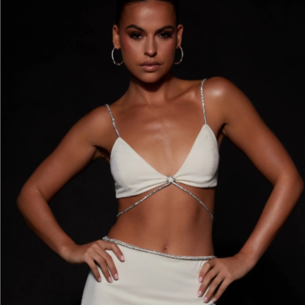 Meshki Sweeney Diamanté Bralette